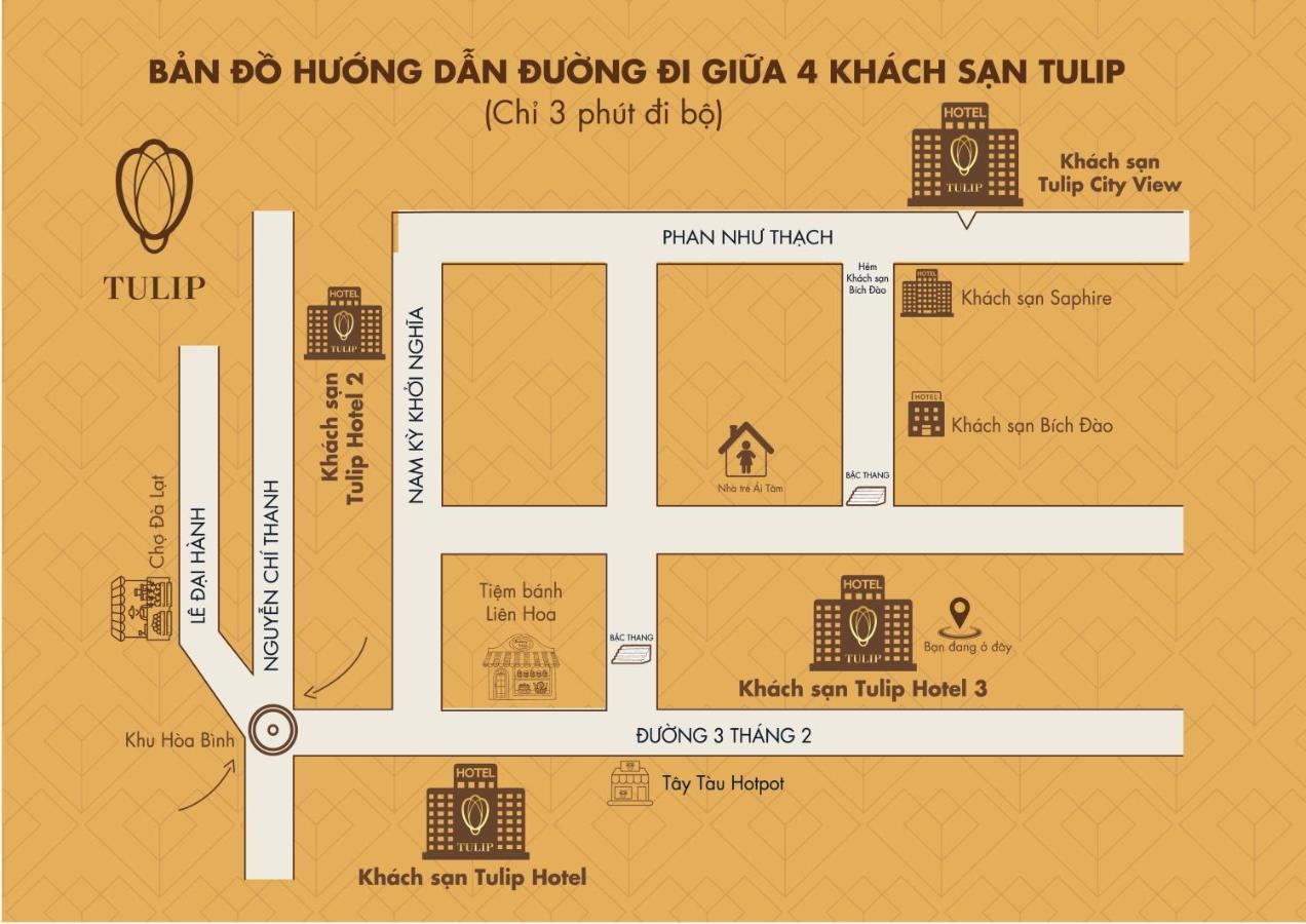 Tulip Hotel 3 Da Lat Eksteriør billede